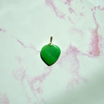 Load image into Gallery viewer, Green Jade Heart Pendant
