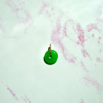 Load image into Gallery viewer, Mini Green Jade Money Coin Pendant
