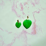 Load image into Gallery viewer, Green Jade Heart Pendant
