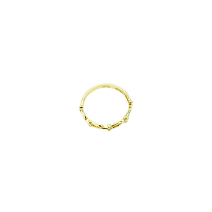 Chainlink Gold Band Ring