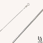 Load image into Gallery viewer, 14K Solid White Gold Box Chain
