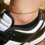 Load image into Gallery viewer, Solid Yellow Gold Figaro Anklet 1.9mm
