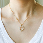 Load image into Gallery viewer, Simple Openwork Heart Pendant
