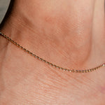 Load image into Gallery viewer, Diamond Cut Rolo Anklet
