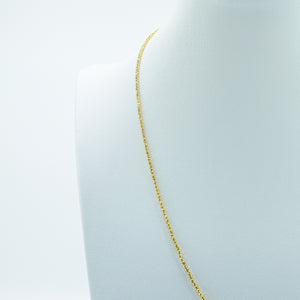 14K Solid Yellow Gold Ball Chain