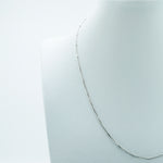 Load image into Gallery viewer, 14k Solid White Gold Bead Chain
