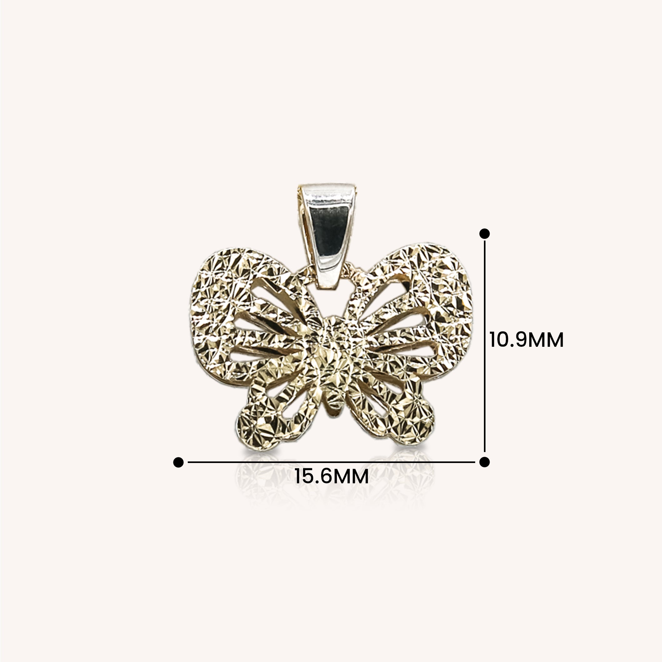 Double-Sided Butterfly Pendant