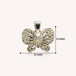 Load image into Gallery viewer, Double-Sided Butterfly Pendant
