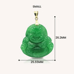 Load image into Gallery viewer, Green Jade Buddha Pendant
