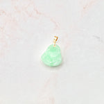 Load image into Gallery viewer, Mini Light Green Jade Buddha Pendant
