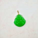 Load image into Gallery viewer, Green Jade Buddha Pendant

