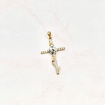 Load image into Gallery viewer, Rose Cross Pendant
