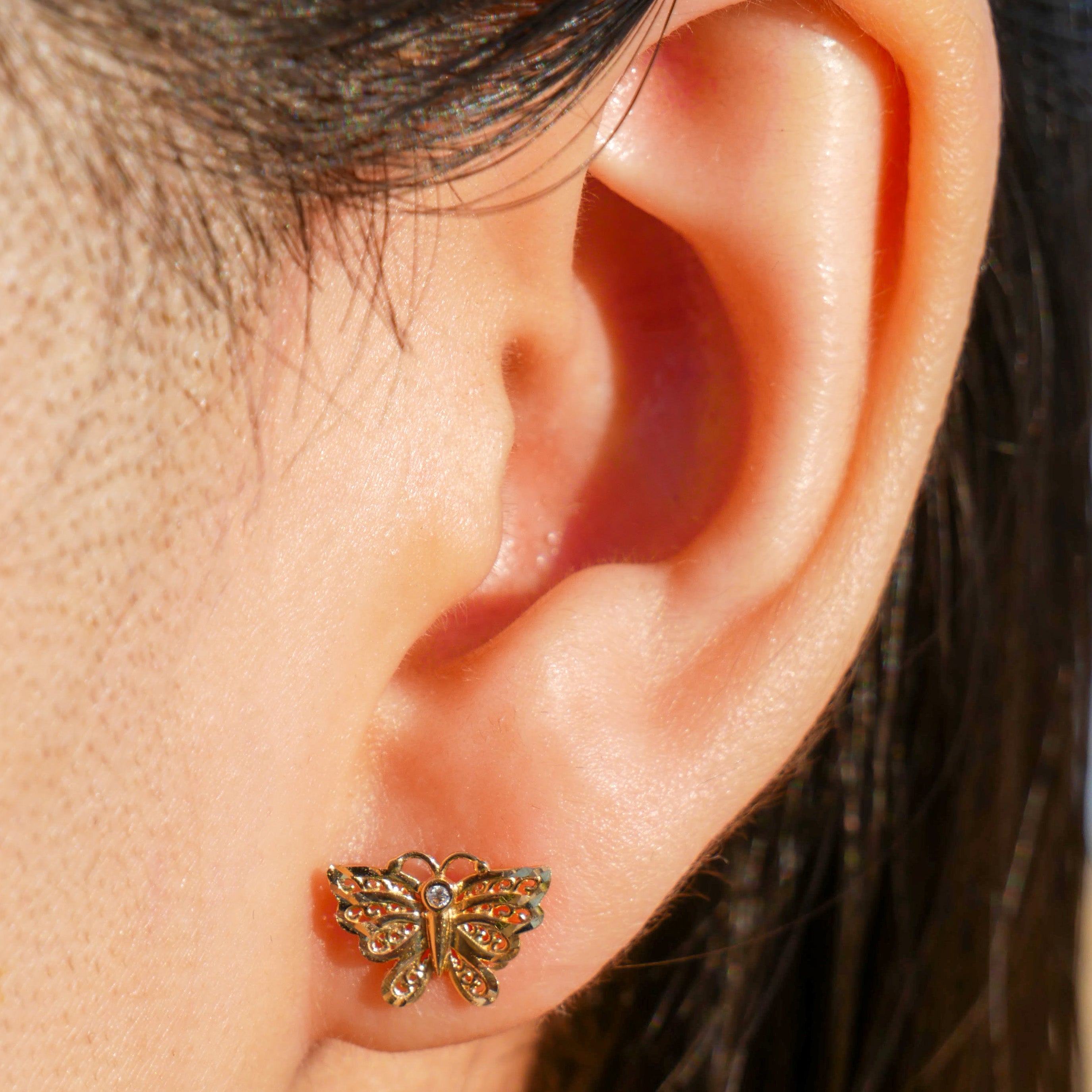 Viceroy Butterfly Stud Earrings