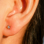 Load image into Gallery viewer, Tiny Star Stud Earrings
