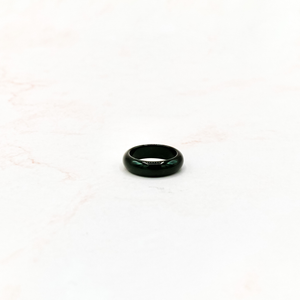 Black Nephrite Jade Ring