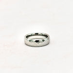 Load image into Gallery viewer, Tungsten Silver Faceted Domed Shape Ring
