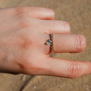 Stackable Heart Band Ring