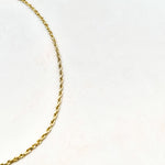 Load image into Gallery viewer, Solid Rope Anklet 1.5mm
