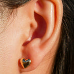 Load image into Gallery viewer, Puffy Heart Stud Earrings
