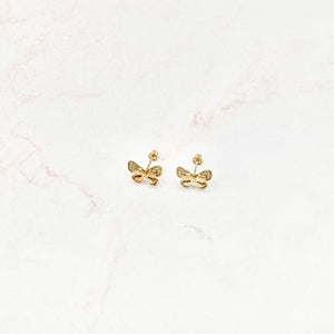 Shiny Butterfly Stud Earrings