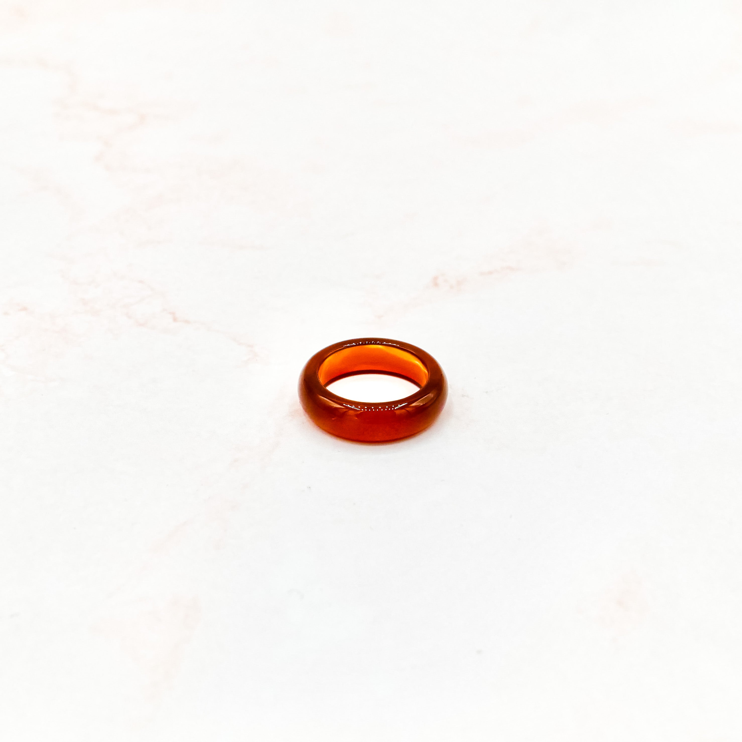 Amber Jade Ring