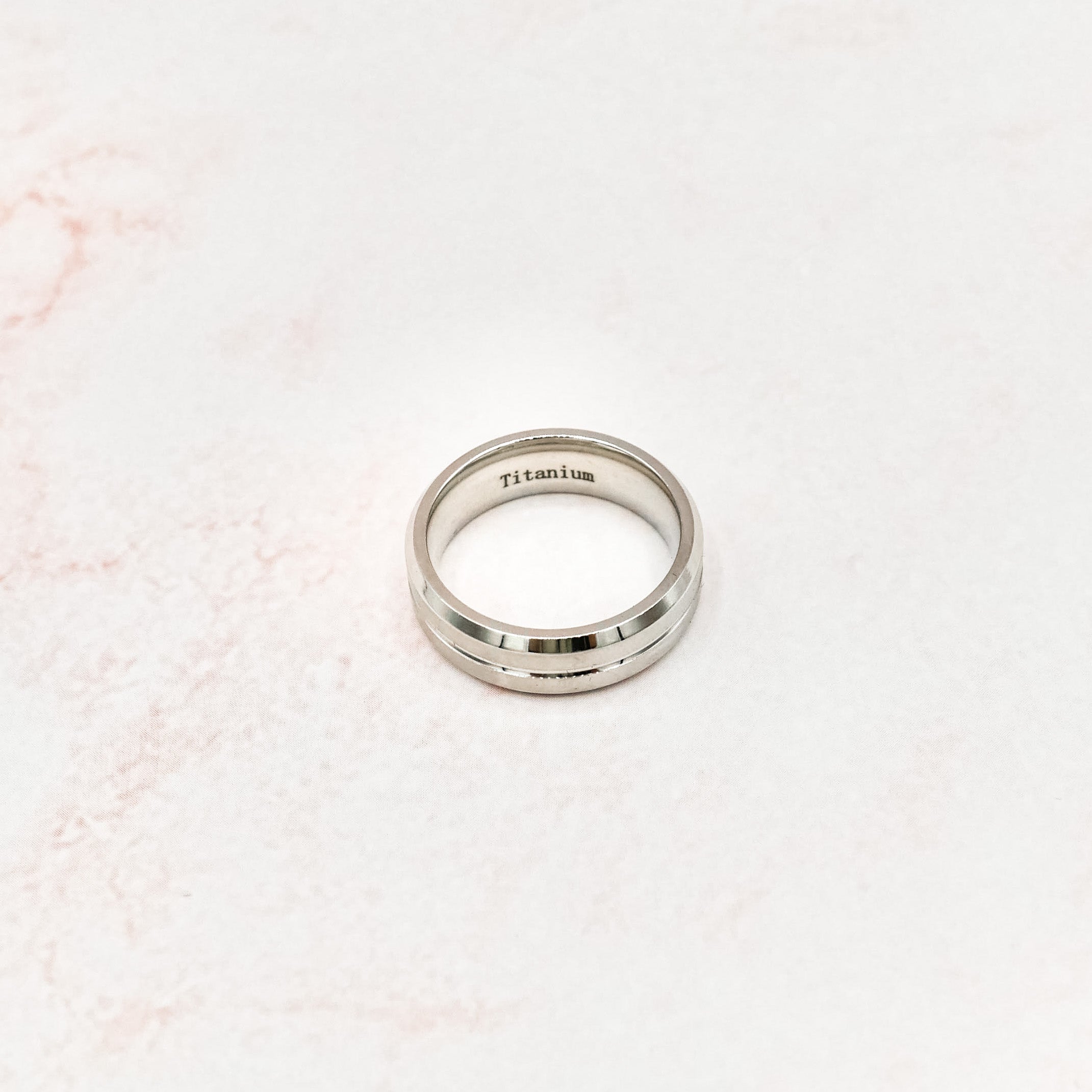 Titanium Silver Color Ring
