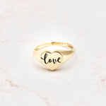 Load image into Gallery viewer, Engraved Love Ring
