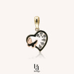 Load image into Gallery viewer, Mini Heart Butterfly Pendant
