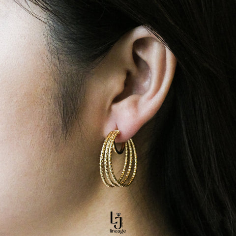 Caroline Hoop Earrings