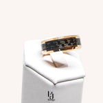 Load image into Gallery viewer, Tungsten Carbide Rose Gold Colored Ring 8MM
